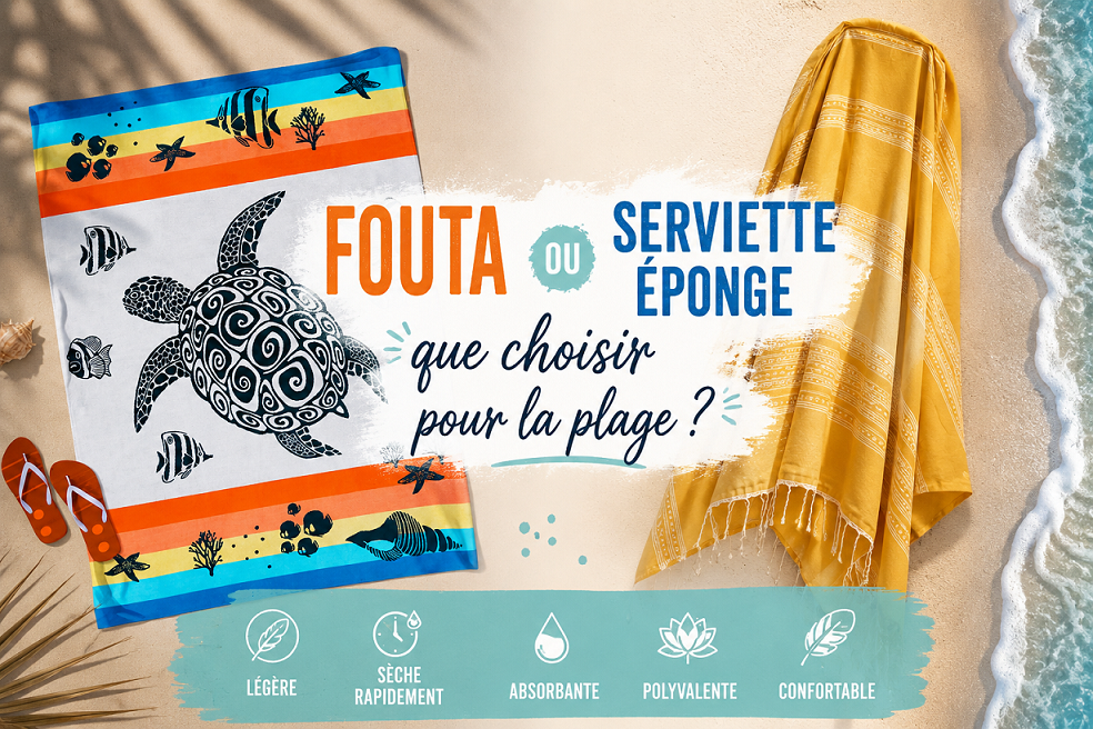 fouta l�g�re pour la plage