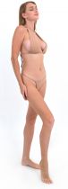 Bas de bikini string beige