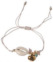 Bracelet coquillage beige