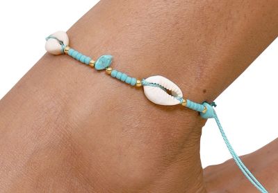Bracelet de pied Daouya turquoise 