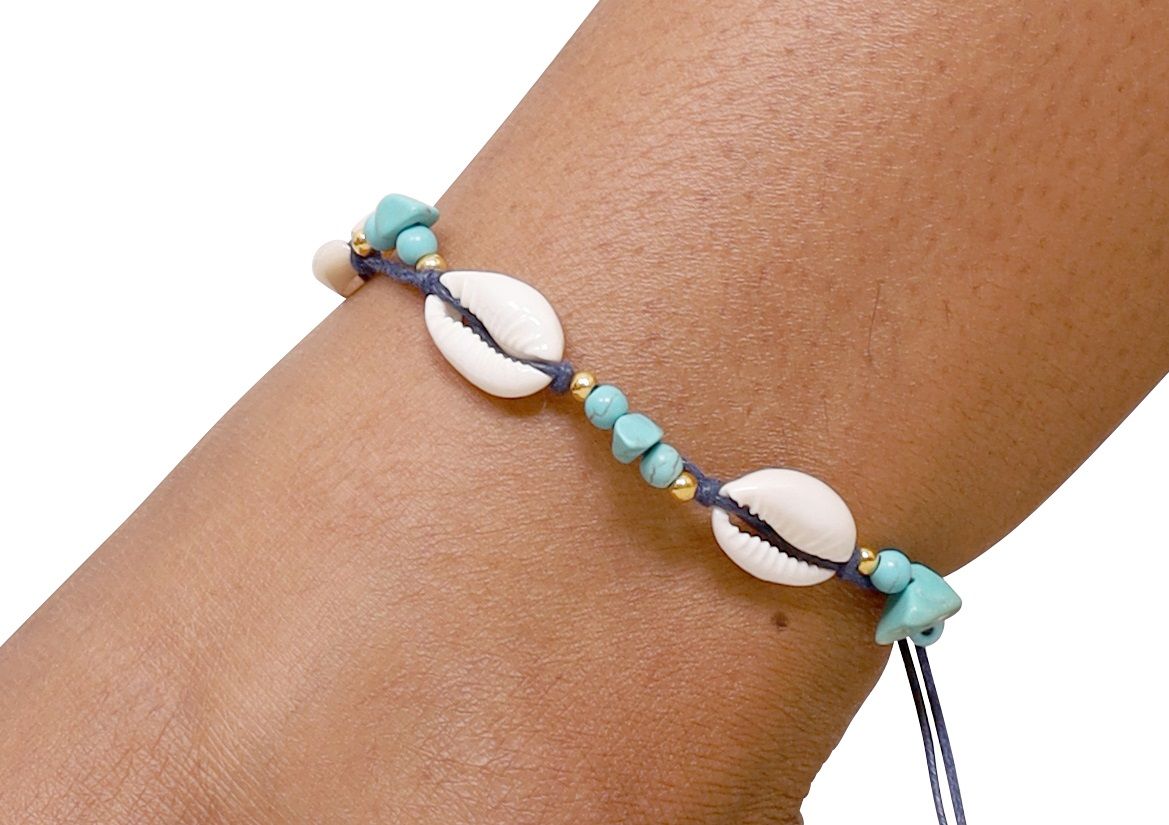 Bracelet de cheville Linnea blanc