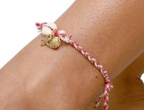 Bracelet de pied Shena rose
