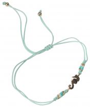 Bracelet Hippocampe turquoise