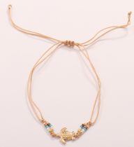 Bracelet tortue dorée