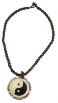 Collier ethnique Yin Yang