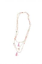 Collier main de Fatma multicolore