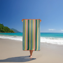 Drap de plage Dalia vert