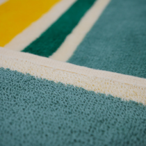 Drap de plage Dalia vert