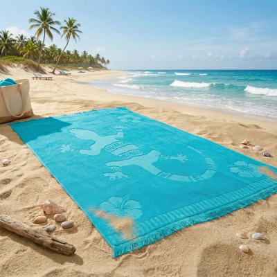 Drap de plage XL tortue Cayman