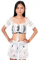 Duo d\'été crochet blanc 