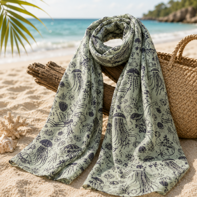 Foulard Bestoun gris