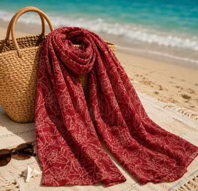 Foulard Lavezzi bordeaux