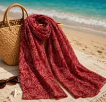 Foulard Lavezzi bordeaux