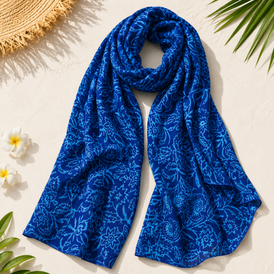 Foulard Palombaggia bleu