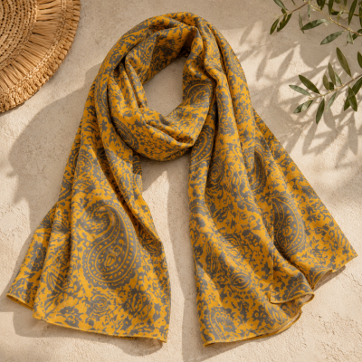 Foulard Pampelonne jaune