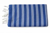 Fouta coton Riva bleu roi