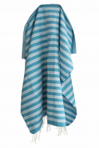Fouta coton Riva bleu turquoise