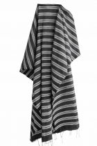 Fouta coton Riva gris fonc�