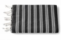Fouta coton Riva gris fonc&eacute;