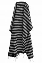 Fouta coton Riva noir