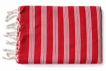 Fouta coton Riva rouge
