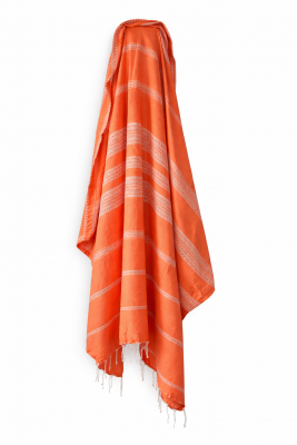 Fouta coton XXL Horizon Orange