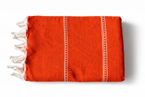 Fouta coton XXL Horizon Orange