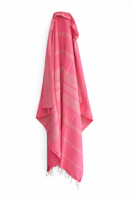 Fouta coton XXL Horizon Rose