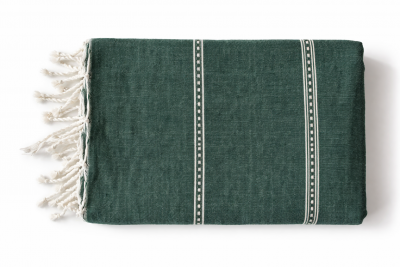 Fouta coton XXL Horizon Vert