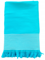 Fouta éponge Paski bleu turquoise