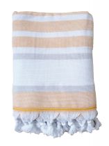 Fouta éponge Zuma ocre