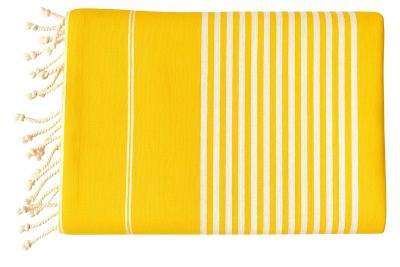 Fouta grande taille jaune Soleil de Sable