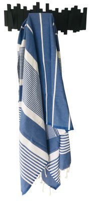 Fouta Mahdia bleu et blanc