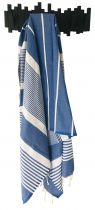 Fouta Mahdia bleu et blanc