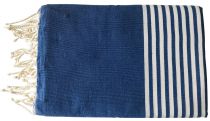 Fouta Mahdia bleu et blanc