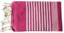 Fouta Mahdia duo de rose