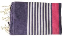 Fouta Mahdia rose et violet