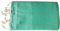 Fouta nid d\'abeille vert