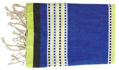 Fouta plate coton Banado navy