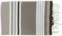 Fouta plate coton Banado taupe