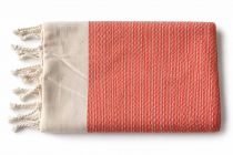 Fouta plate coton Calanca orange