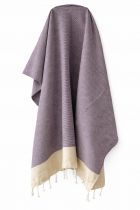 Fouta plate coton Calanca violet