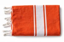 Fouta plate coton Nova orange