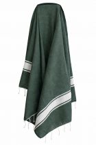 Fouta plate coton Nova vert