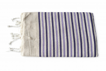 Fouta plate coton Rivage violet