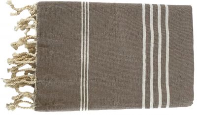 Fouta plate Kolora taupe