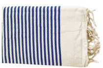 Fouta Tunisie rayée bleu