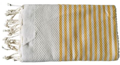 Fouta Tunisie raye jaune