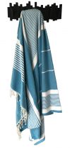 Fouta XXL Matmata Bleu calanques