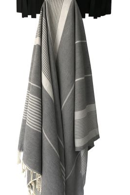 Fouta XXL Matmata gris